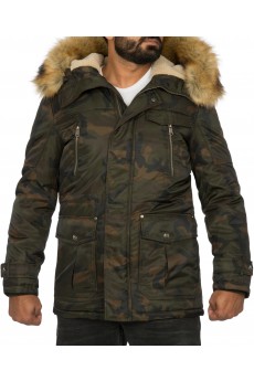  Young & Rich Jacke Parka Camouflage