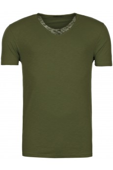 Young & Rich Tunika T-Shirt mit Kapuze Green