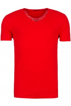 Young & Rich Tunika T-Shirt mit Kapuze Red